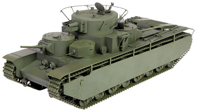 Zvezda 1/35 SOVIET HEAVY TANK Т-35 # 3667 - Model Kit
