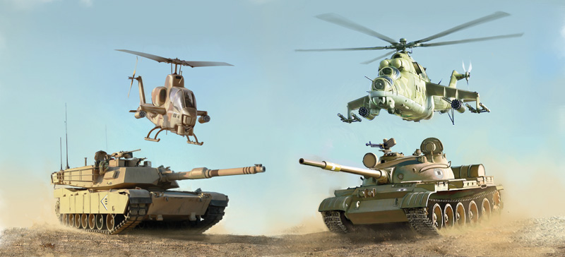 Italeri 1/72 GULF WAR 25th ANNIVERSARY - BATTLE SET # 6117