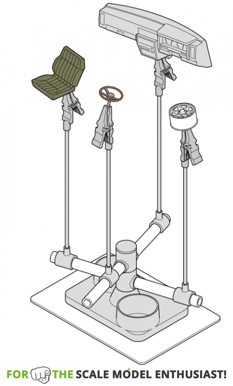 Mr Hobby - Mr.Almighty Clip II (Dry Support Stand Tool) # GT-34