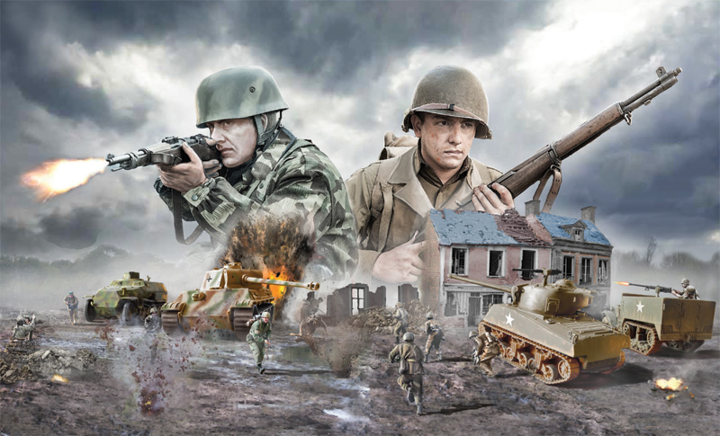 Italeri 1/72 Operation Cobra 1944 Battle Set # 6116 - Plastic Model Set