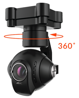 3-axis CGO3+ gimbal camera