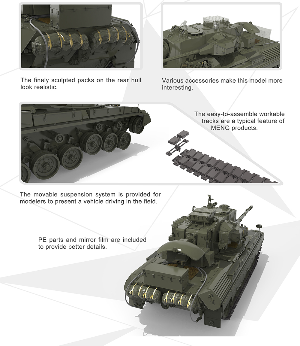 Meng Model 1/35 German Flakpanzer Gepard A1/A2 # MNGTS-030