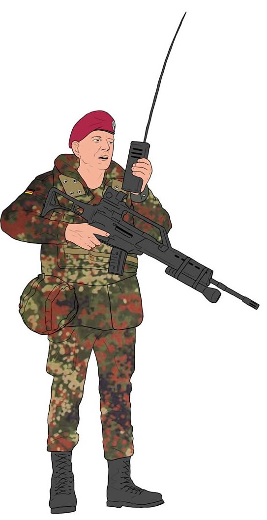 Revell 1/72 German Army (KRK) Crisis Reaction Forces # 02522