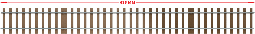 Miniart 1/35 Railway Track European Gauge # 35561