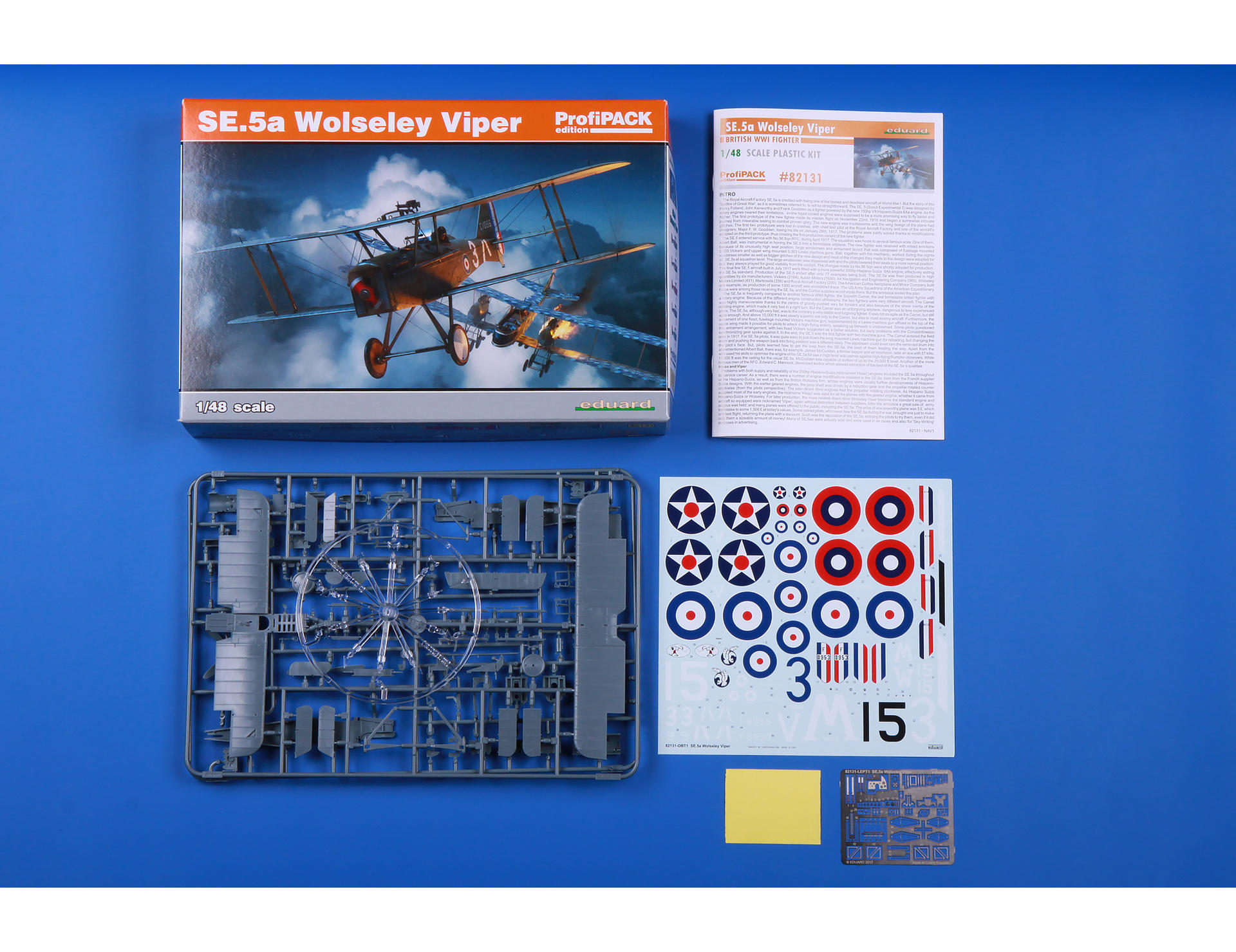 Eduard Profipack 1/48 SE.5a Wolseley Viper # 82131