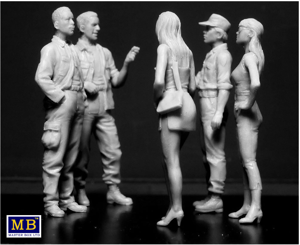 Masterbox 1/35 Somewhere in Saigon, Vietnam War Series # 35185 Masterbox 1/35 Somewhere in Saigon, Vietnam War Series # 35185