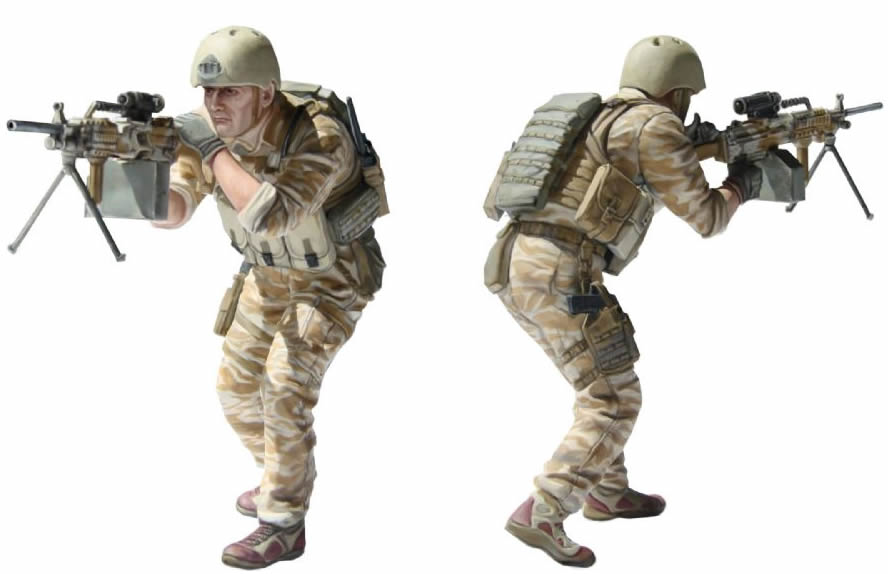 Masterbox 1/35 - Under Fire Modern US Infantry # 35193