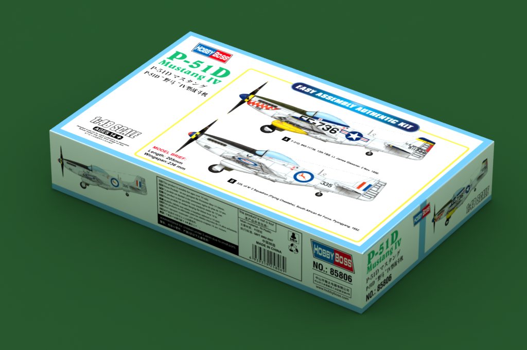 Hobbyboss 1/48 P-51D Mustang IV # 85806