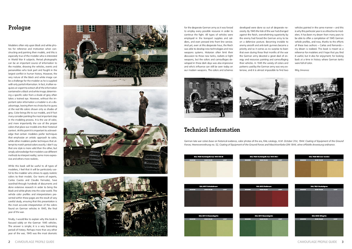 AK Interactive 1945 German Colors. Camouflage Profile Guide 4th EDITION