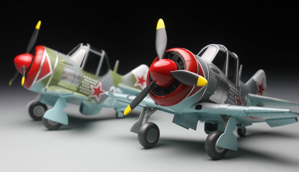 Tiger Model WWII Soviet Air Forces Lavochkin LA-7 Fighter # 0107 Tiger Model WWII Soviet Air Forces Lavochkin LA-7 Fighter # 0107