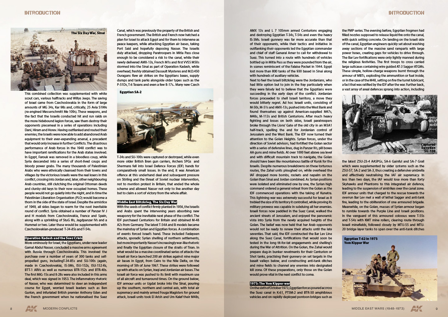 AK Interactive Middle East Wars 1948-1973 Vol.1 Profile Guide # AK284 AK Interactive Middle East Wars 1948-1973 Vol.1 Profile Guide # AK284