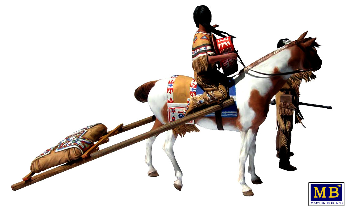 Masterbox 1/35 Indian War Series, On the Great Plains # 35189