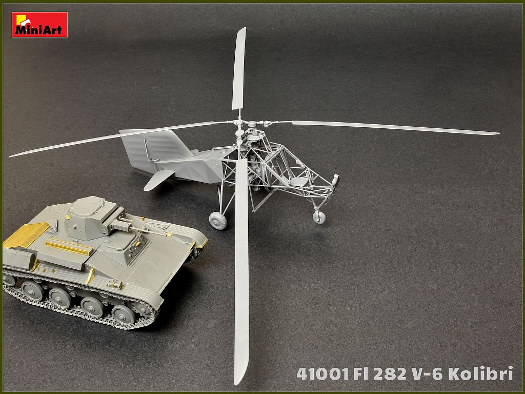 Miniart 1/35 Fl 282 V-6 Kolibri Helicopter # 41001