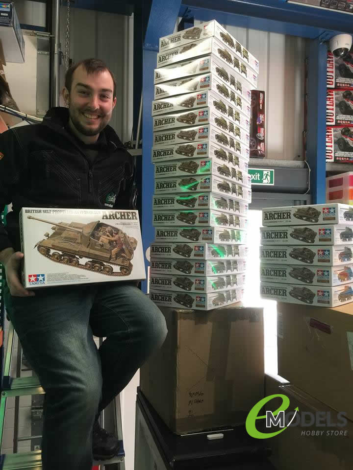 Tamiya 1/35 British Anti Tank Gun Archer &ndash; Self Propelled # 35356