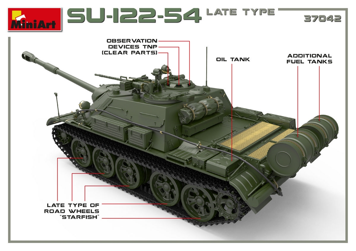 Miniart 1/35 SU-122-54 Late Type # 37042