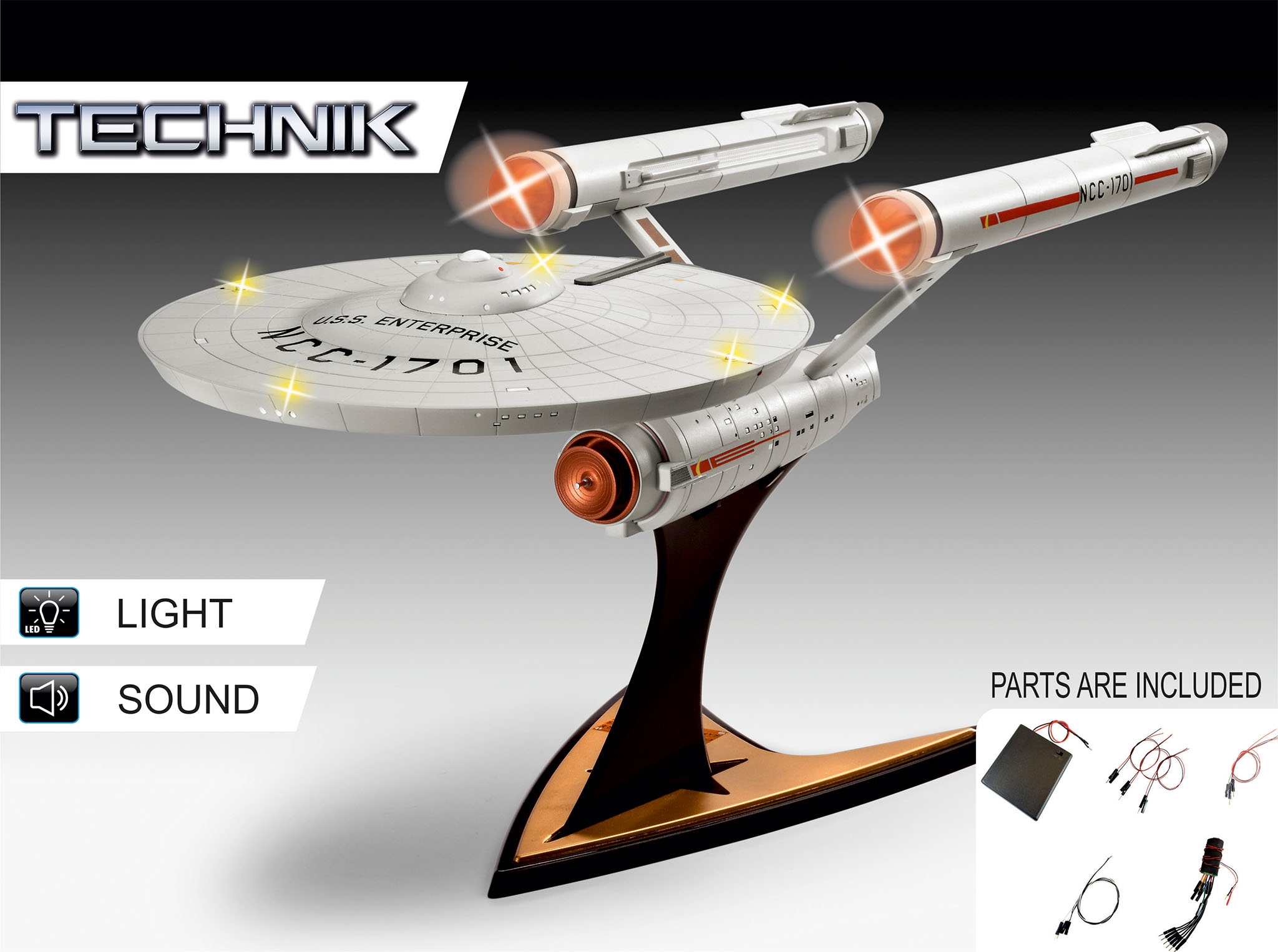 Revell 1/600 Star Trek USS Enterprise NCC-1701 # 00454