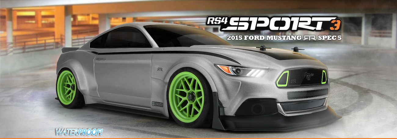 HPI Racing 1/10 RS4 Sport 3 2015 Ford Mustang Spec-5 # 115126 