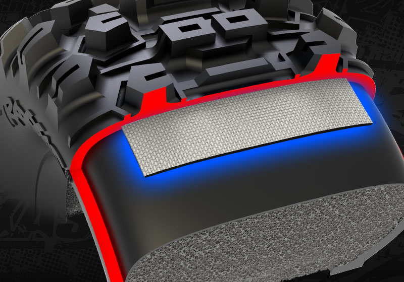 Traxxas 1/6 X-Maxx Belted 8S 4WD Electric Monster Truck Belted Tires