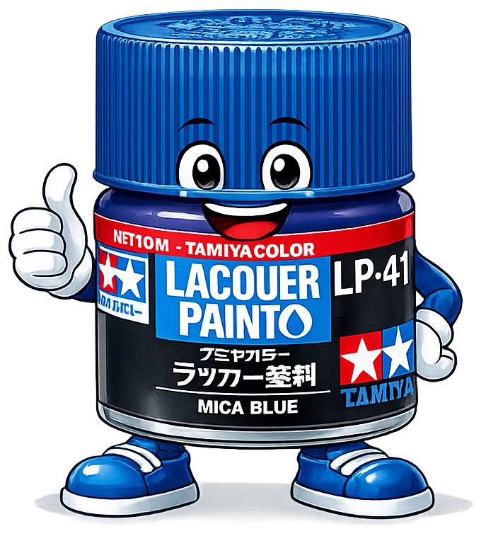 Tamiya Color LP41 Mica Blue Lacquer Paint &ndash; Cartoon Character
